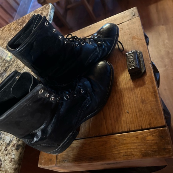 Laredo Black Leather Boots main image 4